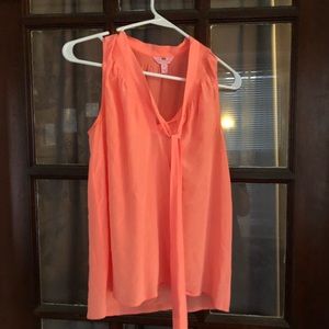 Lilly Pulitzer front tie sleeveless  blouse